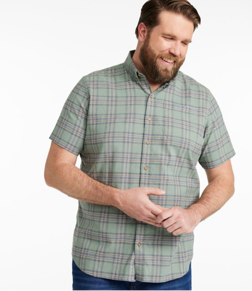 Men's Stonecoast Hemp Shirt, Short-Sleeve, Slightly Fitted Untucked Fit - US 0819