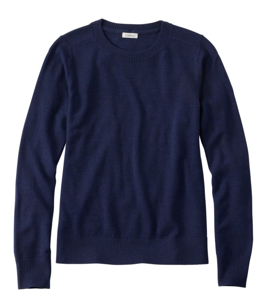 Women's Essential Merino Wool Sweater, Crewneck - US 5210