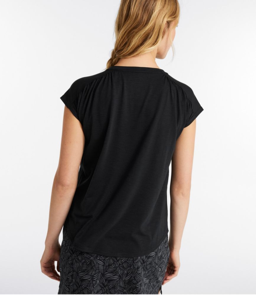 Women's Streamside Tee, Short-Sleeve Ruched Crew - US 0344