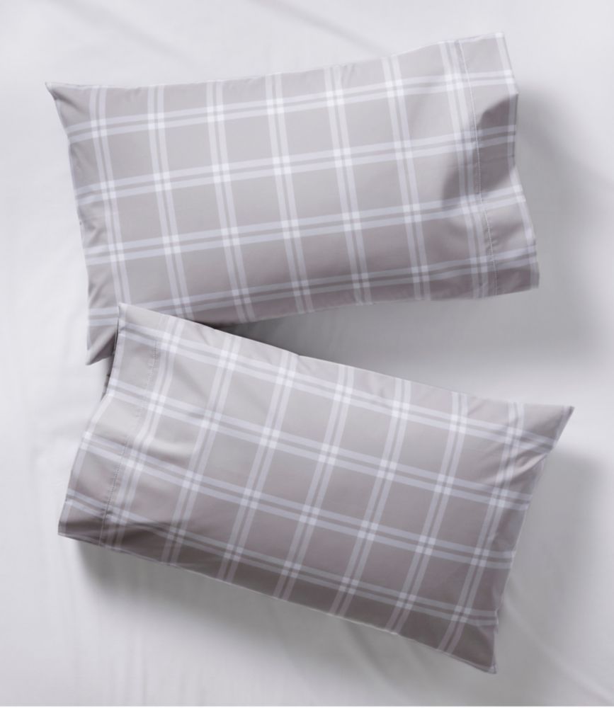 280-Thread-Count Pima Percale Sheet Collection, Windowpane - US 2131