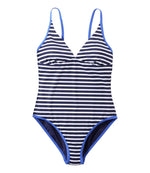 Women's Coastal Essentials Swimwear, V-Neck Tanksuit Print - US 0409
