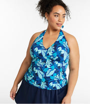Darkest Navy Tropical Floral