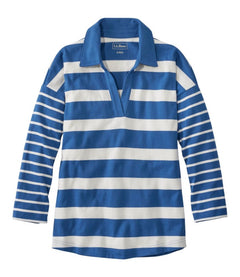 Bright Blue Blocked Stripe