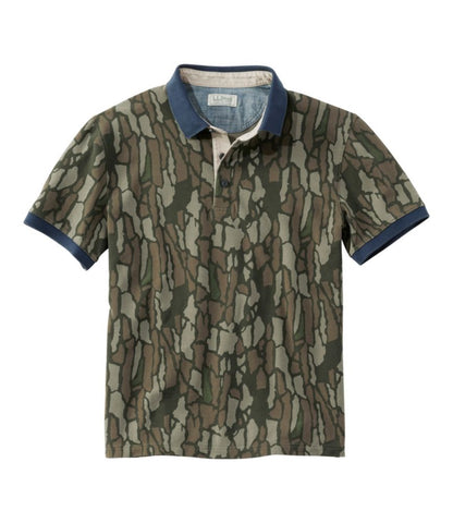 Men's Casco Bay Rugged Polo, Short-Sleeve, Print - US 4351