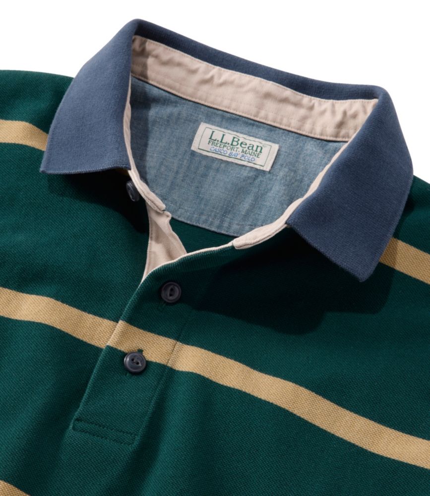 Men's Casco Bay Rugged Polo, Short-Sleeve, Stripe - US 8132
