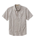 Men's Stonecoast Hemp Shirt, Short-Sleeve, Slightly Fitted Untucked Fit, Stripe - US 2652