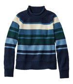 Women's Signature Original Cotton Sweater, Rollneck Stripe - US 5513