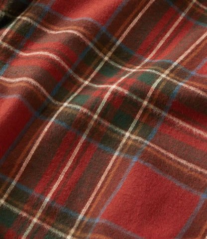 Women's Scotch Plaid Flannel Shirt, Boyfriend - US 3120