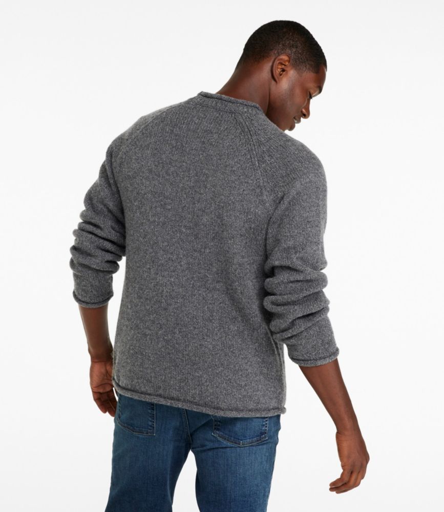 Men's Bean's Classic Ragg Wool Sweater, Rollneck - US 3999
