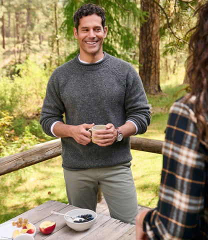 Men's Bean's Classic Ragg Wool Sweater, Rollneck - US 3999