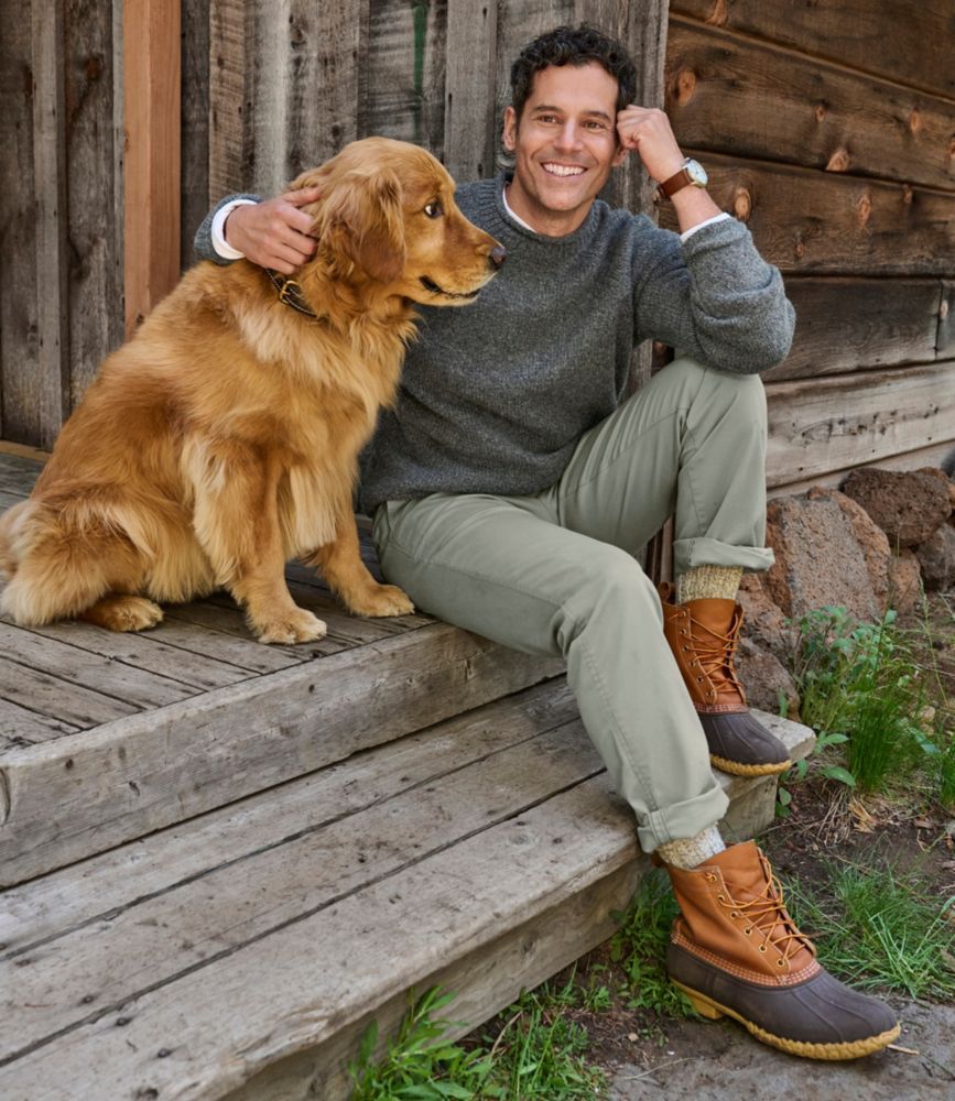 Men's Bean's Classic Ragg Wool Sweater, Rollneck - US 3999