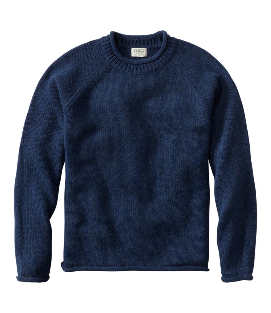 Men's Bean's Classic Ragg Wool Sweater, Rollneck - US 2615