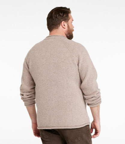 Men's Bean's Classic Ragg Wool Sweater, Rollneck - US 1866