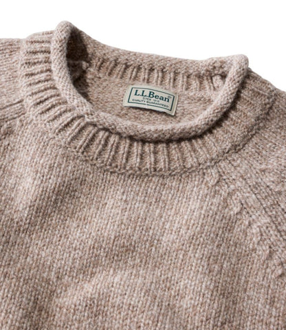 Men's Bean's Classic Ragg Wool Sweater, Rollneck - US 1866