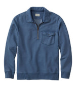 Men's Sunwashed Sweatshirt, Quarter-Zip Polo, Long-Sleeve - US 4783