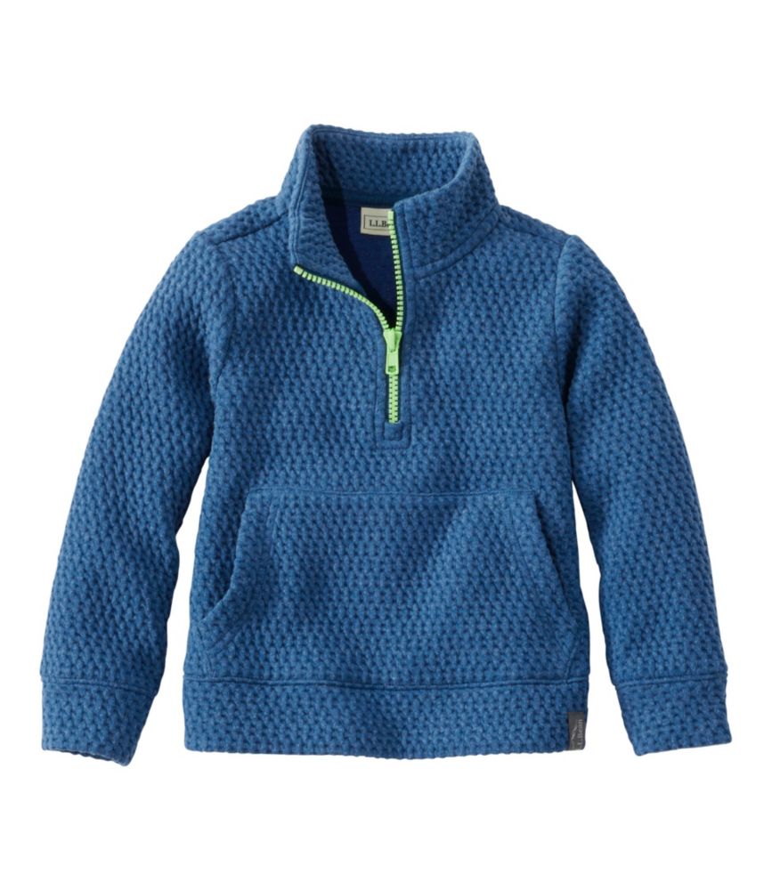 Toddlers' Ridgeknit Pullover, Glow-in-the-Dark Quarter-Zip - US 1199