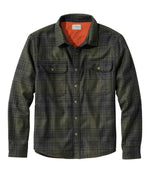 Men's Maine Guide Lightweight Lined Wool Field Shirt, Plaid - US 3276