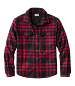 Men's Maine Guide Lightweight Lined Wool Field Shirt, Plaid - US 7801