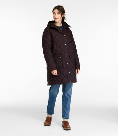 Women's Upcountry Waxed Down Hooded Coat - US 4581