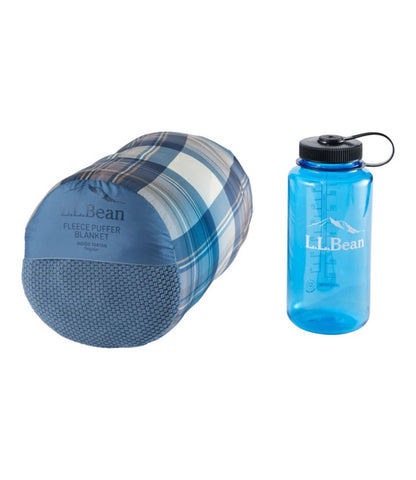 L.L.Bean Fleece Puffer Blanket - US 9789