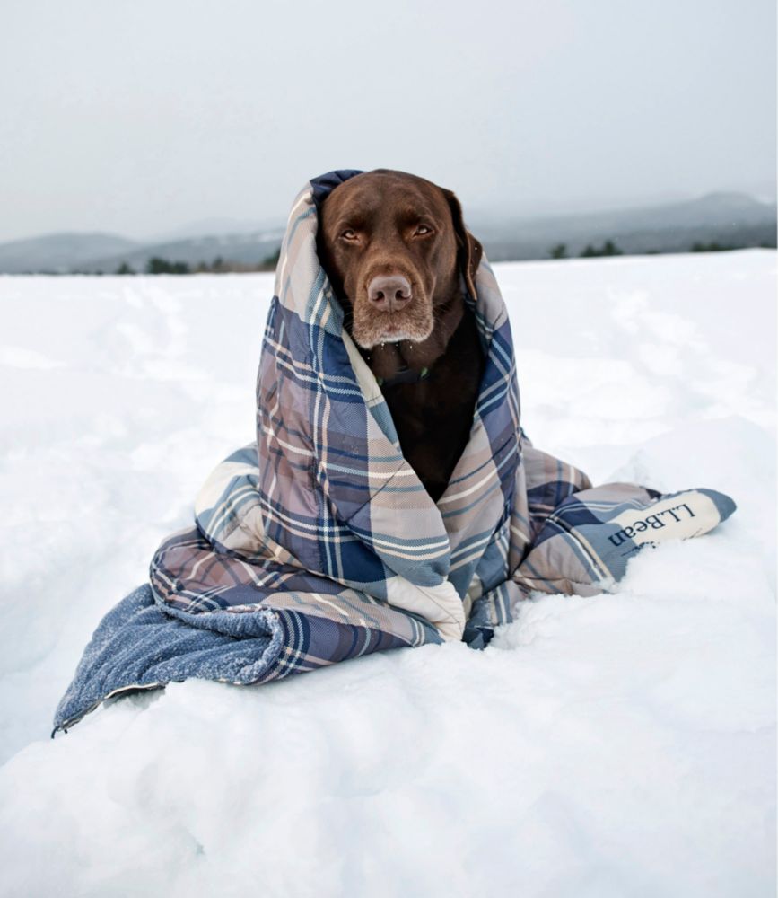 L.L.Bean Fleece Puffer Blanket - US 9789