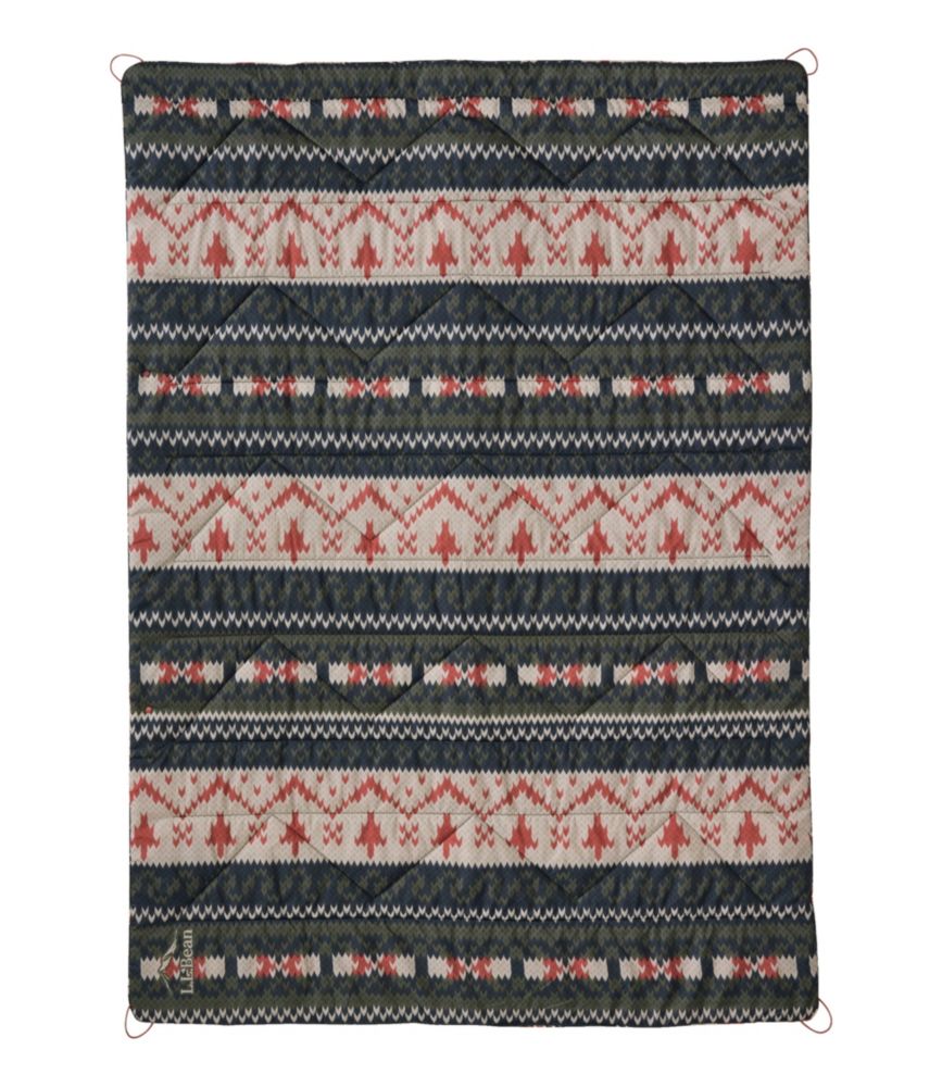 L.L.Bean Fleece Puffer Blanket - US 8405