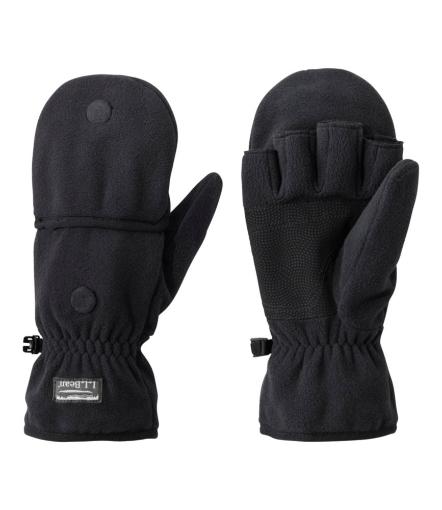 Adults' L.L.Bean Access Fleece Convertible Mitten - US 9286
