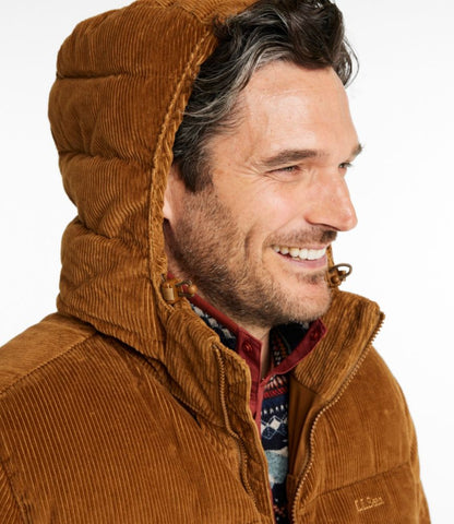 Men's Mountain Classic Down Jacket, Corduroy - US 9155