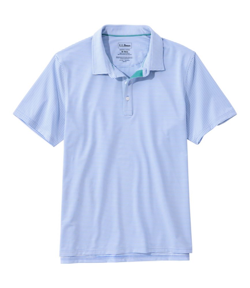Men's Comfort Stretch Performance® Party Polo, Slightly Fitted, Short-Sleeve, Stripe - US 5564