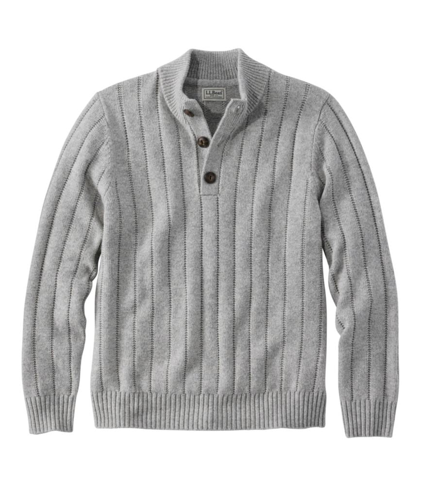 Men's Riverton Wool/Cotton Sweater, Mockneck - US 4403
