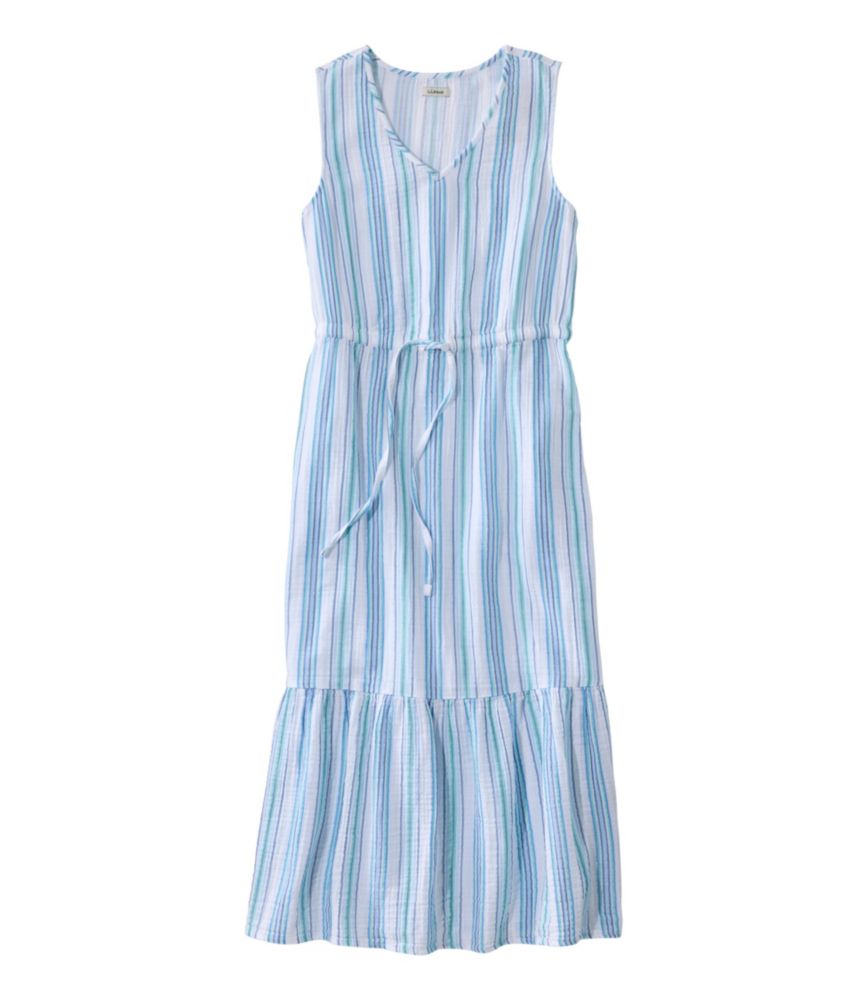 Women's Cloud Gauze Midi Dress, Stripe - US 2471