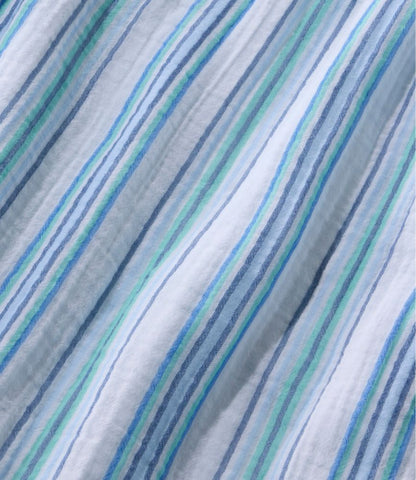Women's Cloud Gauze Short-Sleeve Shift Dress, Stripe - US 1094