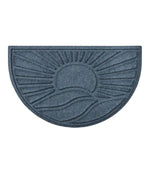 Everyspace Recycled Waterhog Doormat, Half Round, Sunrise - US 3036