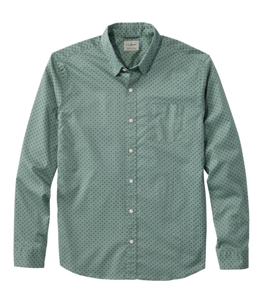 Men's Comfort Stretch Performance® Shirt, Long-Sleeve, Slightly Fitted Untucked Fit, Print - US 5782