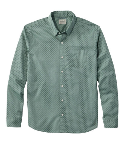 Men's Comfort Stretch Performance® Shirt, Long-Sleeve, Slightly Fitted Untucked Fit, Print - US 5782