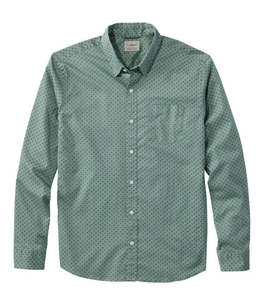 Men's Comfort Stretch Performance® Shirt, Long-Sleeve, Slightly Fitted Untucked Fit, Print - US 5782