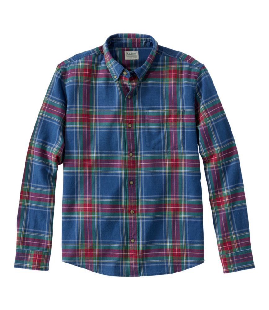 Men's Sunwashed Twill Shirt, Slightly Fitted Untucked Fit - US 4970