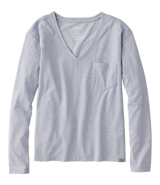 Women's Vista Camp V-Neck Pocket Tee, Long-Sleeve - US 5933