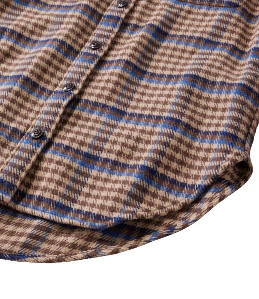 Women's Signature 1933 Collarless Chamois Tunic, Plaid - US 4773