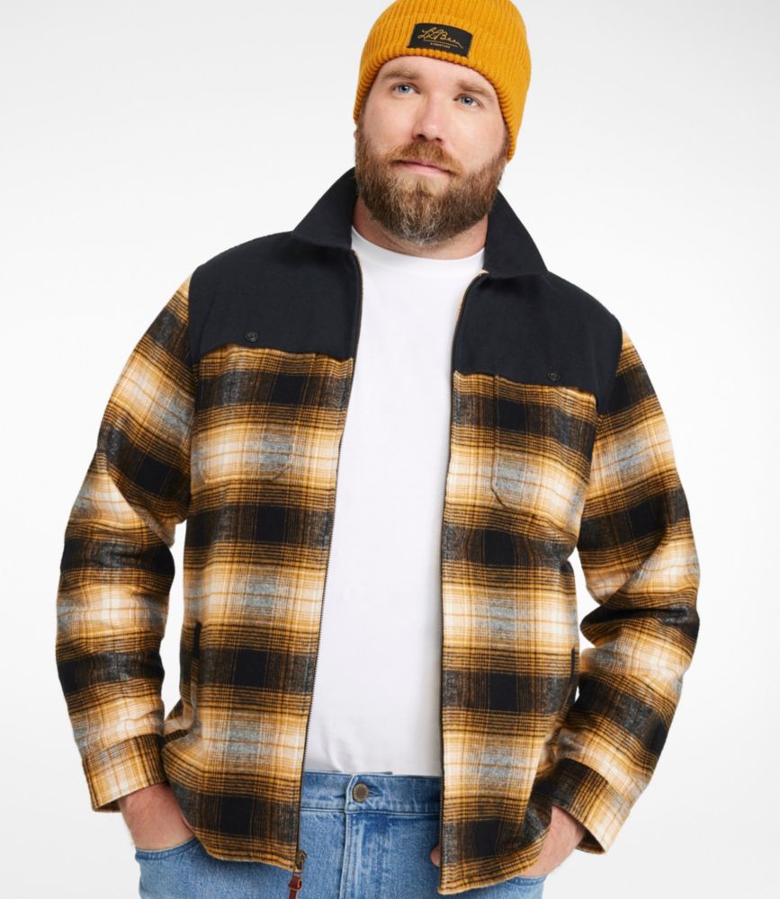 Men's Signature 1965 Chamois Cloth Stag Jacket, Plaid - US 8107