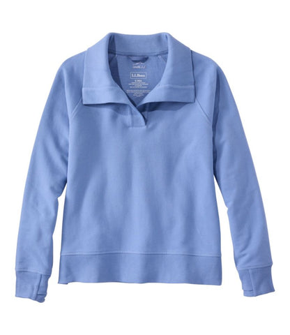 Women's Bean's Cozy Splitneck Pullover Sweatshirt - US 8981