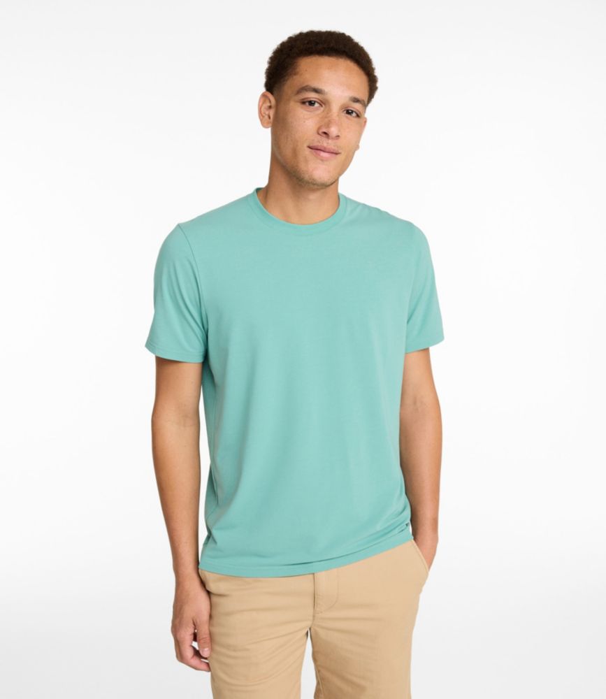 Men's Comfort Stretch Performance® Pima Tee, Short-Sleeve Without Pocket - US 6650