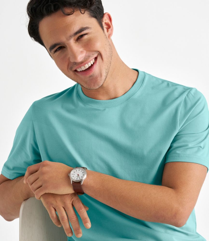 Men's Comfort Stretch Performance® Pima Tee, Short-Sleeve Without Pocket - US 6650
