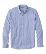 Men's Comfort Stretch Performance® Seersucker Shirt, Long-Sleeve, Slightly Fitted Untucked Fit, Plaid - US 8207