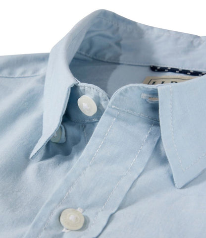 Men's Comfort Stretch Performance® Chambray Shirt, Long-Sleeve, Slightly Fitted Untucked Fit - US 5710