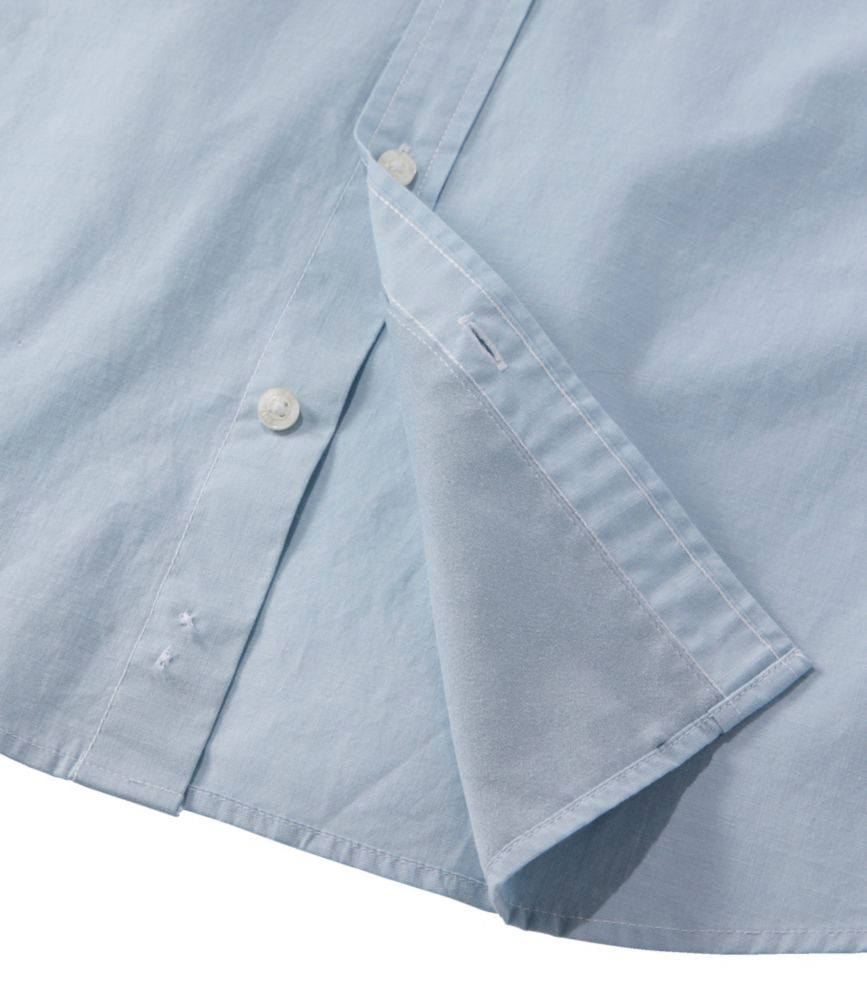 Men's Comfort Stretch Performance® Chambray Shirt, Long-Sleeve, Slightly Fitted Untucked Fit - US 5710