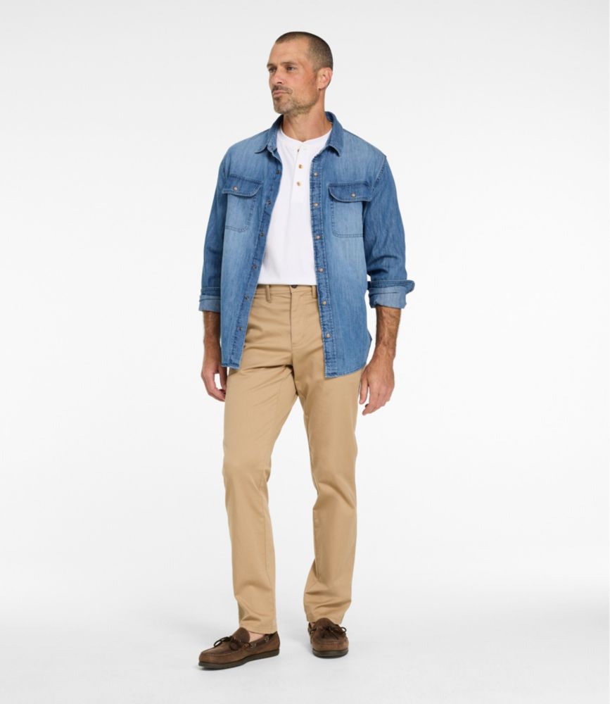 Men's Sunwashed Khaki Pants, Standard Fit - US 0676