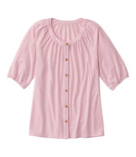Women's Camden Hills Tee, Elbow-Sleeve Button-Front Shirt - US 7805