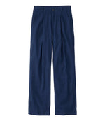 Women's Lakeside Linen-Blend Pants, Wide Straight-Leg - US 1472