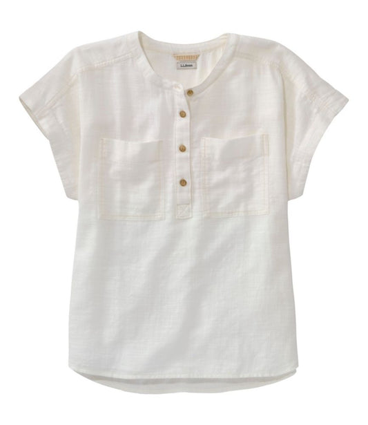 Women's L.L.Bean Day Breeze Shirt, Short-Sleeve Popover - US 5134